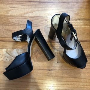 Michael Kors London Open Toe Platform Heel